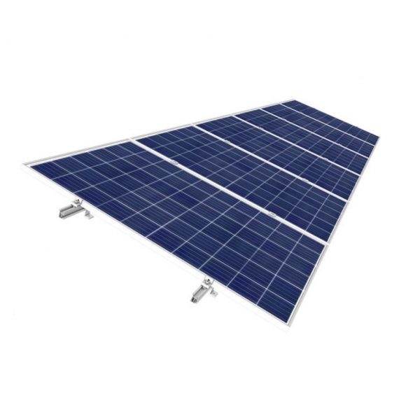 Estructura 3 paneles solares pared 15V
