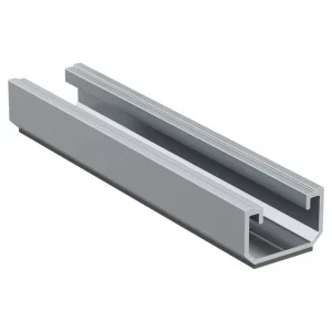 Mircro-rail 110mm aluminio Solar Metal para instalación fotovoltaica industrial en chapa